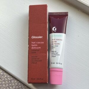 NWT Glossier Hot Cocoa Balm Dotcom Limited Edition Original Formula